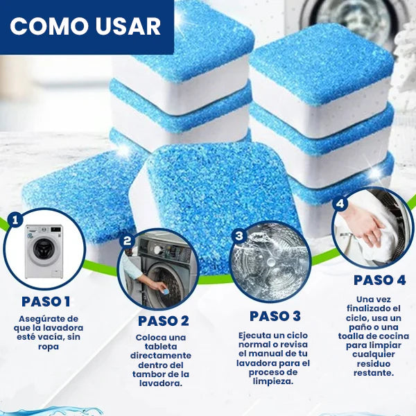 CleanTab pack 60 und./ elimina el olor a humedad de tu ropa