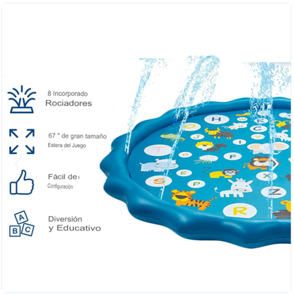 Alfombra de juegos acuáticos de 1 metro